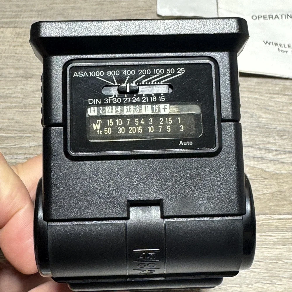 Vintage Quantaray QBX-8000xi Wireless TTL Flash for‎ Minolta xi Maxxum Dynax